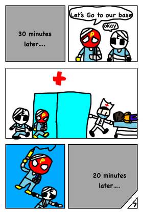 Read Mighty hero squad universe   5 Page 8 in English