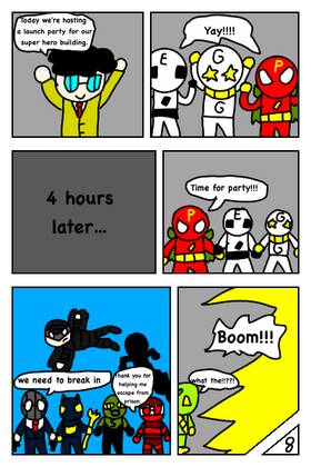Read Mighty hero squad universe   6 Page 9 in English