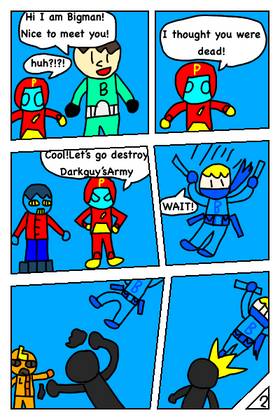Read Mighty hero squad universe   11 Page 3 in English