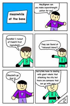 Read Mighty hero squad universe   19 Page 3 in English