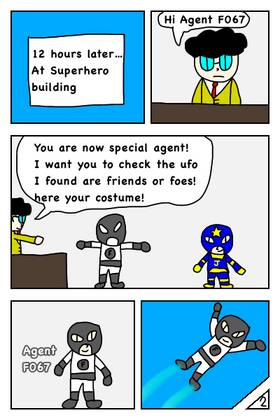 Read Mighty hero squad universe   22 Page 3 in English
