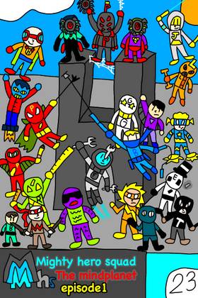 Read Mighty hero squad universe   25 Page 1 in English