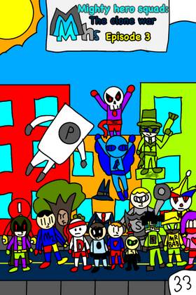 Read Mighty hero squad universe   38 Page 1 in English