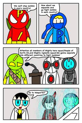 Read Mighty hero squad universe   40 Page 8 in English