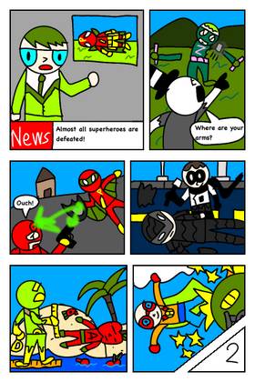 Read Mighty hero squad universe   41 Page 3 in English