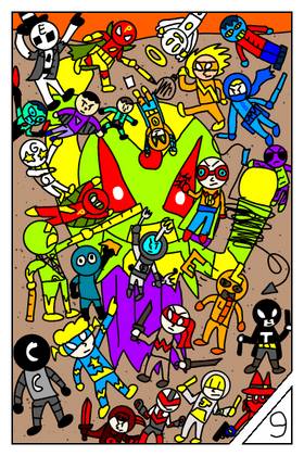 Read Mighty hero squad universe   44 Page 10 in English