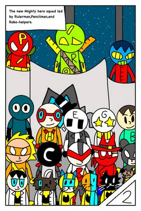 Read Mighty hero squad universe   45 Page 3 in English