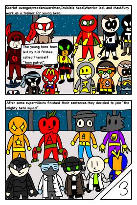 Read Mighty hero squad universe   45 Page 4 in English