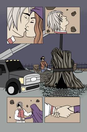 Read The Green Eyed Cat  1 Page 8 in English