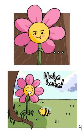 Read The Flower and the Bee  1 Page 4 in English