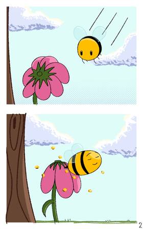 Read The Flower and the Bee  1 Page 2 in English