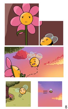 Read The Flower and the Bee  2 Page 1 in English