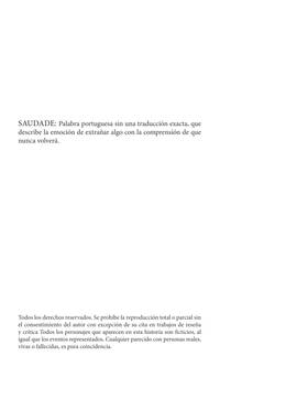 Read SAUDADE  1 Page 2 in Spanish