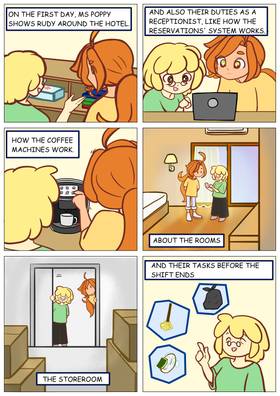 Read Receptionist Moment   2 Page 1 in English