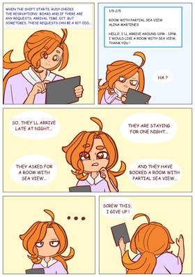 Read Receptionist Moment   4 Page 1 in English