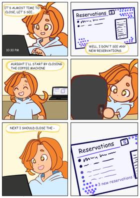 Read Receptionist Moment   7 Page 1 in English
