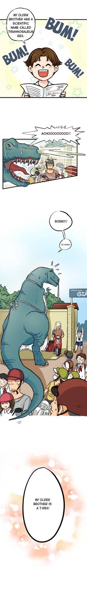 Read MY BROTHER IS T-REX  1 Page 3 in English