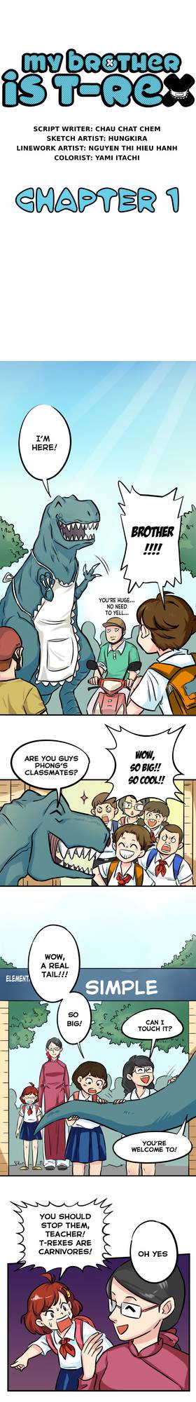 Read MY BROTHER IS T-REX  2 Page 2 in English