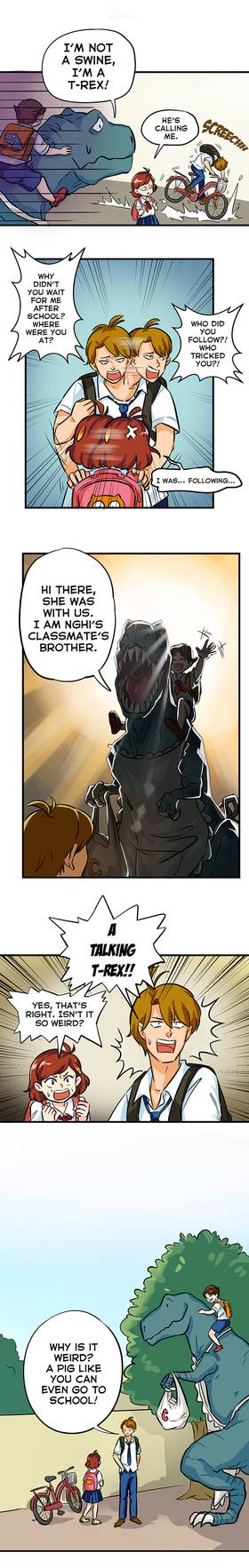 Read MY BROTHER IS T-REX  2 Page 7 in English
