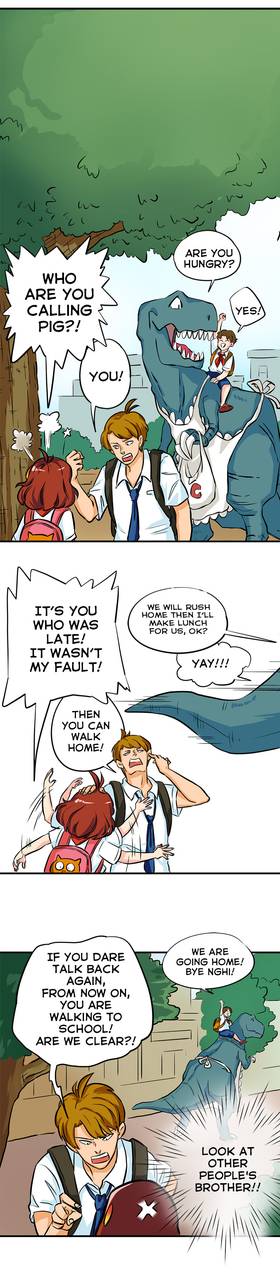 Read MY BROTHER IS T-REX  2 Page 8 in English