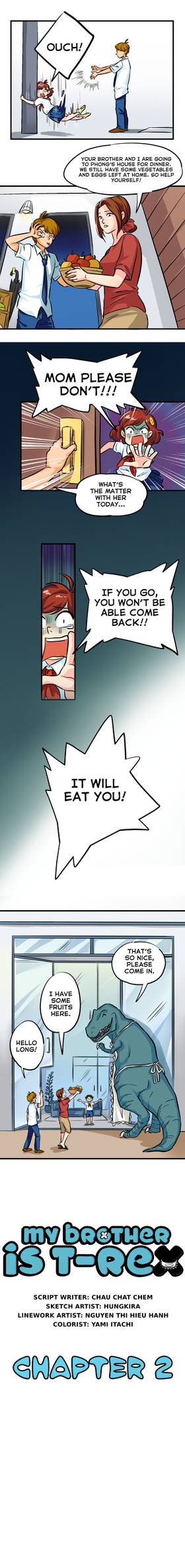 Read MY BROTHER IS T-REX  3 Page 2 in English