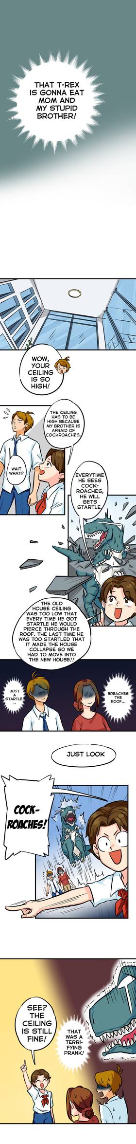 Read MY BROTHER IS T-REX  3 Page 4 in English