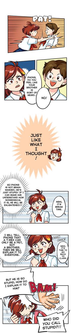 Read MY BROTHER IS T-REX  4 Page 5 in English