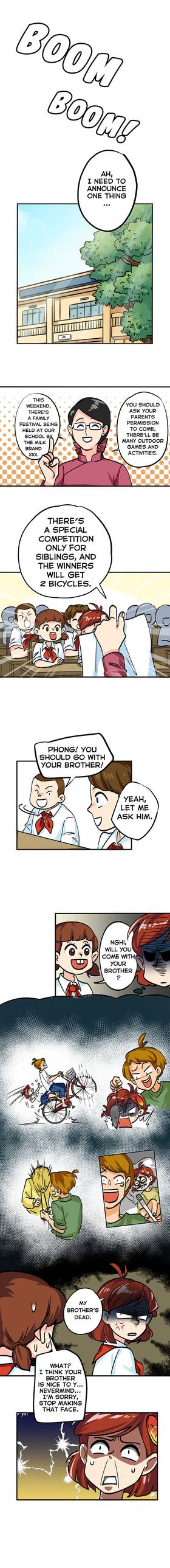 Read MY BROTHER IS T-REX  6 Page 2 in English
