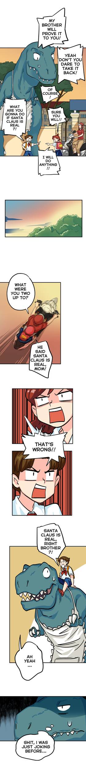 Read MY BROTHER IS T-REX  8 Page 4 in English