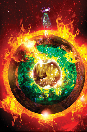 Read Flying Saucers Vs. the Earth  4 Page 5 in English