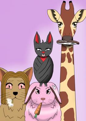 Read Official Doujin-Manga: The Naughty Misadventures of Bunny Nozipho  8 Page 3 in English