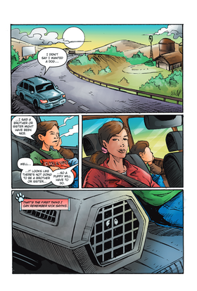 Read S.E. Hinton's The Puppy Sister  1 Page 3 in English