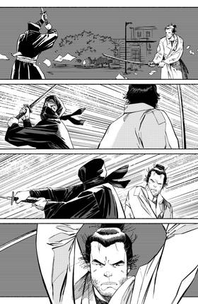 Read Trench Coat Samurai  1 Page 6 in English