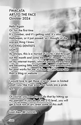 Read ART to the FACE   1 Page 2 in English