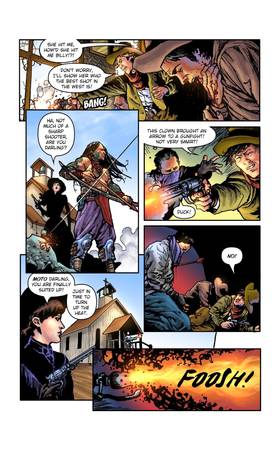 Read Billy The Kid Meets the Masked Striker  1 Page 4 in English