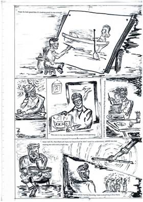 Read BE AN ARTIST  1 Page 3 in English
