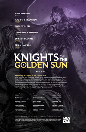 Read Knights of the Golden Sun  5 Page 2 in English
