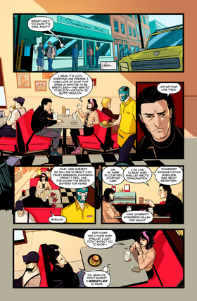 Read Over the Ropes  1 Page 9 in English