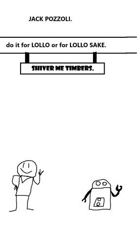 Read do it for lollo or lollo sake.  2 Page 1 in English