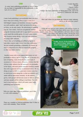 Read THE ARCHIVES MAGAZINE Vol 1 Issue 1  1 Page 7 in English