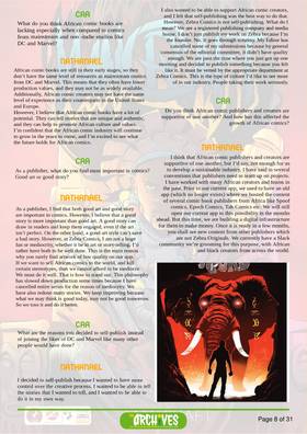 Read THE ARCHIVES MAGAZINE Vol 1 Issue 1  1 Page 8 in English