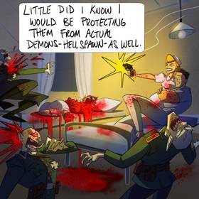 Read Aunt Marion (A "Damien-Omen II" Fan Fic)  1 Page 7 in English