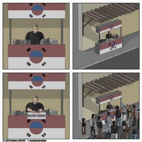 Read IndoKorea Food Stall  1 Page 6 in Indonesian