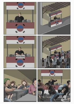 Read IndoKorea Food Stall  2 Page 5 in Indonesian