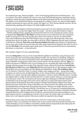 Read From Hell's Heart: An Illustrated Celebration of Herman Melville  1 Page 6 in English