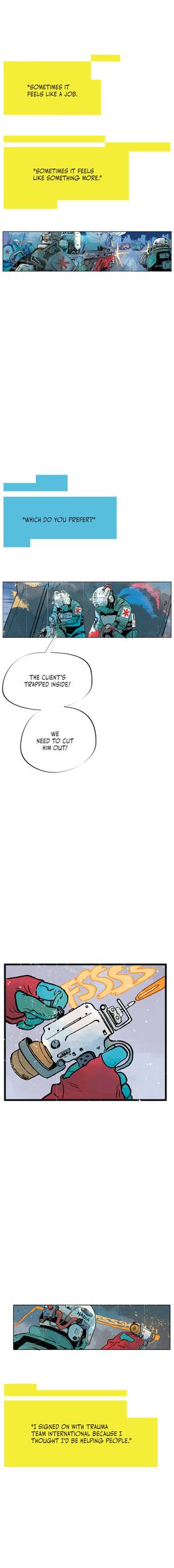 Read Cyberpunk 2077: Trauma Team (Toons)  1 Page 4 in English