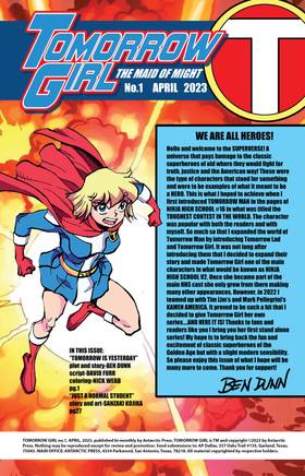 Read TOMORROW GIRL the Series  1 Page 2 in English