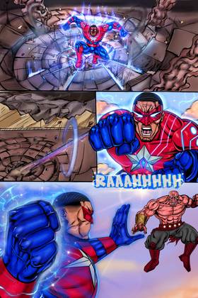 Read The Unbreakable All-Star’s Indie-Verse Battles!  3 Page 9 in English