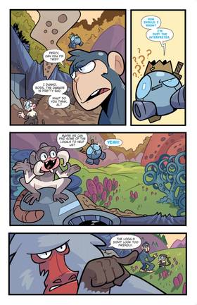 Read Space Monkey Knights Go!  1 Page 8 in English