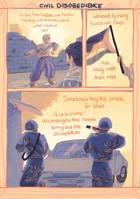 Read A Nottingham Zine for Palestine  6 Page 1 in English